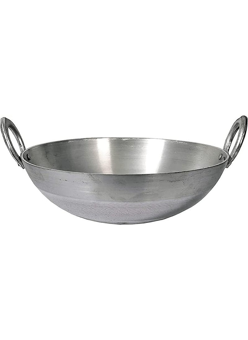 SHIFA CRAFT Aluminium kadhai Range of Aluminum Kadhai Deep Kadai Non Induction Kadai Non Stick Kadai Deep Cooking 3 Litter
