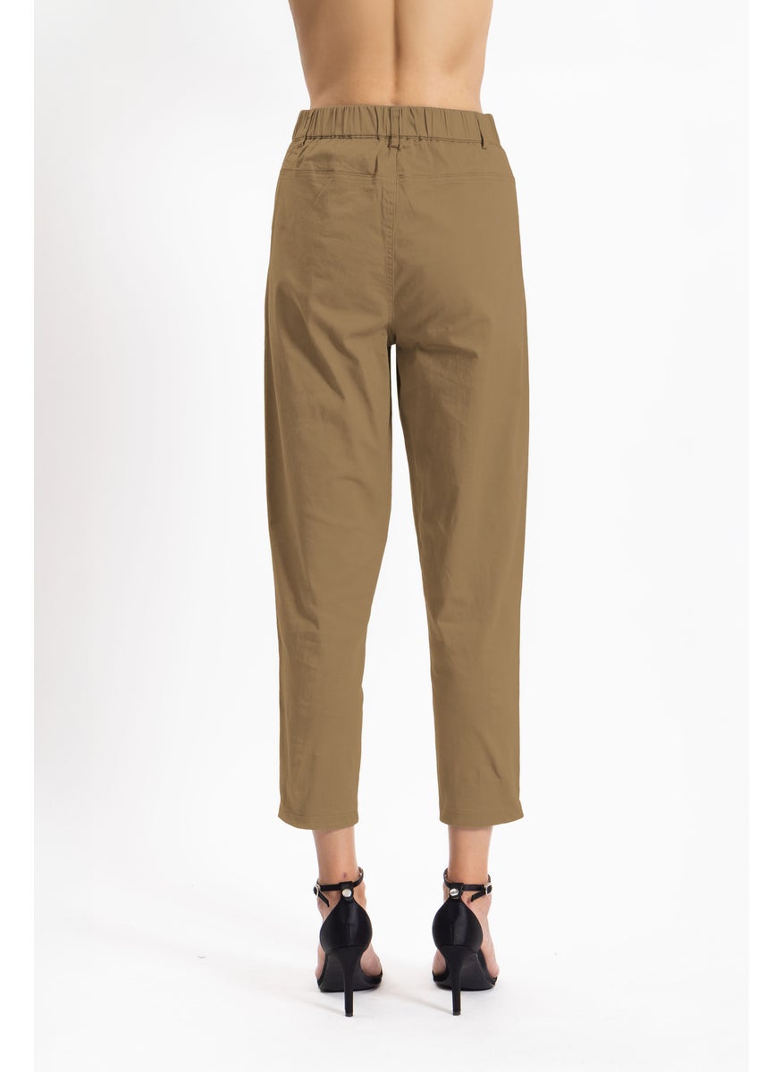 SLIM CROPPED COMFORT TROUSERS