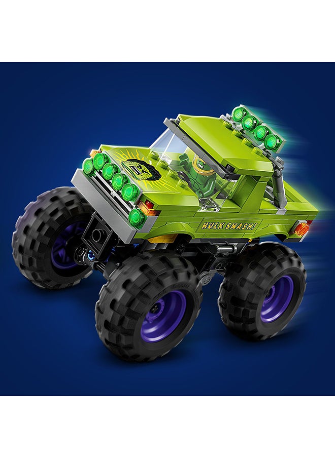 LEGO Marvel The Hulk Truck vs. Thanos - Super Hero Building Toy with a Monster Truck plus 2 Minifigures & Accessories incl. an Infinity Gauntlet - Collectible Set for 7+ Year Old Boys & Girls - 76312 (229 pieces)