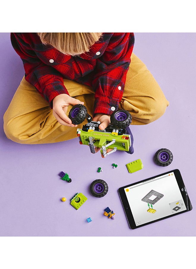 LEGO Marvel The Hulk Truck vs. Thanos - Super Hero Building Toy with a Monster Truck plus 2 Minifigures & Accessories incl. an Infinity Gauntlet - Collectible Set for 7+ Year Old Boys & Girls - 76312 (229 pieces)