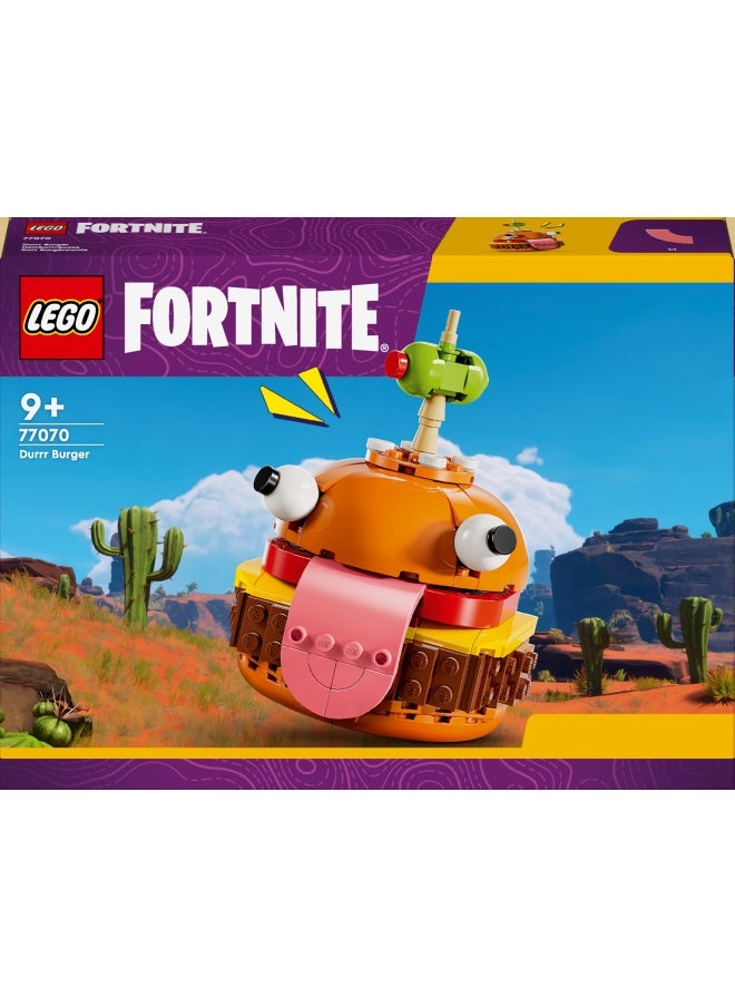 Fortnite Durrr Burger Set, Video Game Character Building Toy for 9 Plus Year Old Boys & Girls, Collectible Figure, Creative Birthday Gift for Kids, Teens and Gamers 77070 (193 pieces)