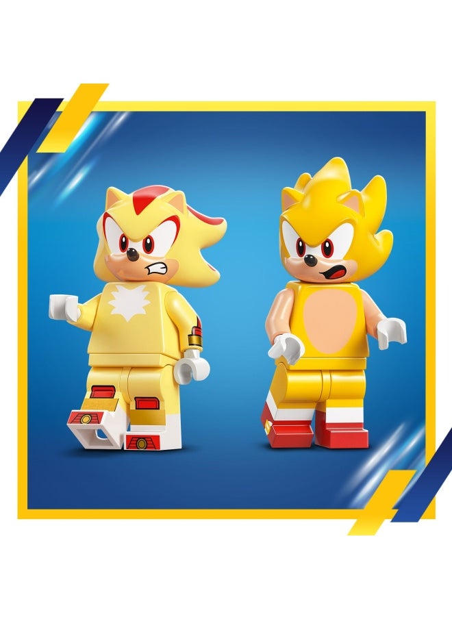 Sonic the Hedgehog Super Shadow vs. Biolizard Set, Building Toy Includes 3 Video Game Characters and a Chaos Emerald, Gifts for Gamers, Boys and Girls aged 9 Plus 77003 (419 pieces)