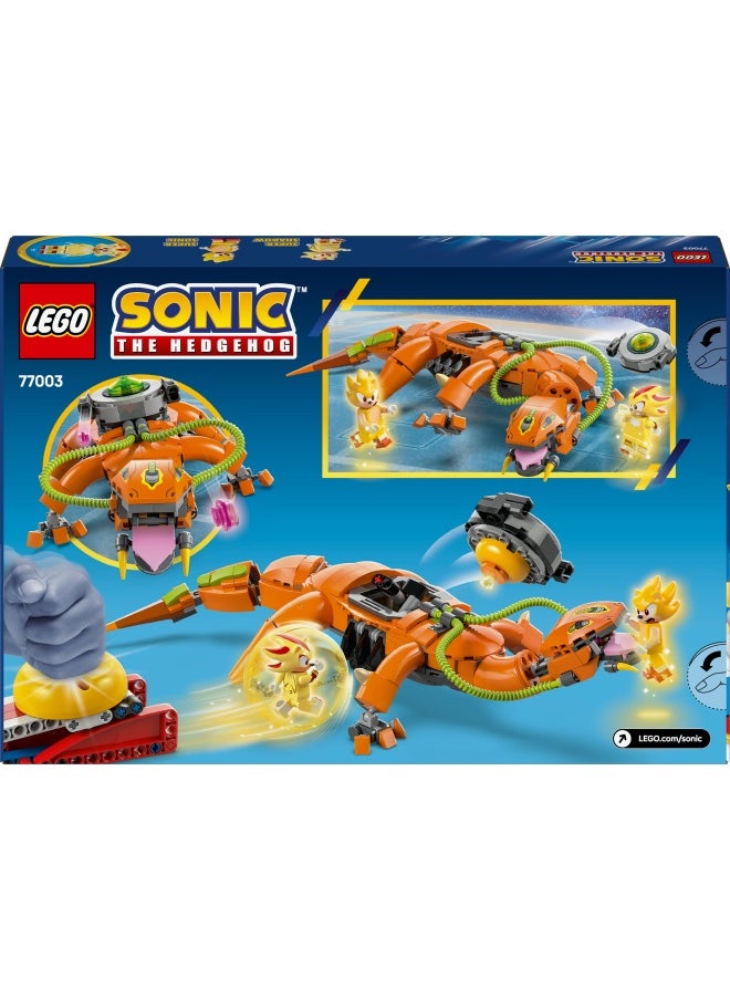 Sonic the Hedgehog Super Shadow vs. Biolizard Set, Building Toy Includes 3 Video Game Characters and a Chaos Emerald, Gifts for Gamers, Boys and Girls aged 9 Plus 77003 (419 pieces)