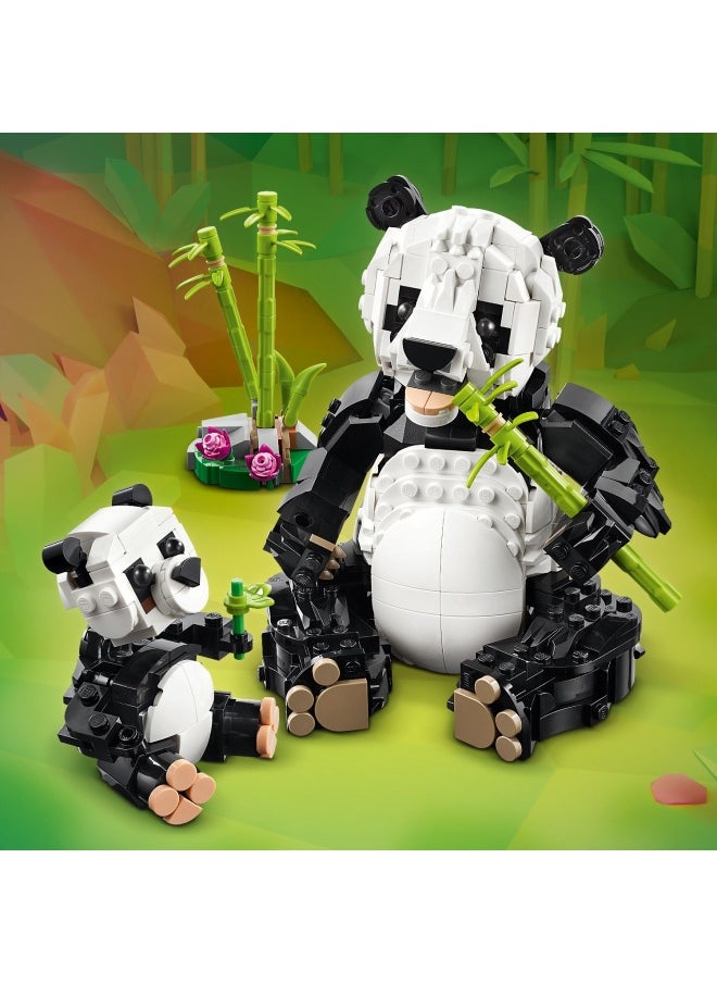 Creator 3in1 Wild Animals: Panda Family Toy Playset 31165 (626) Pieces