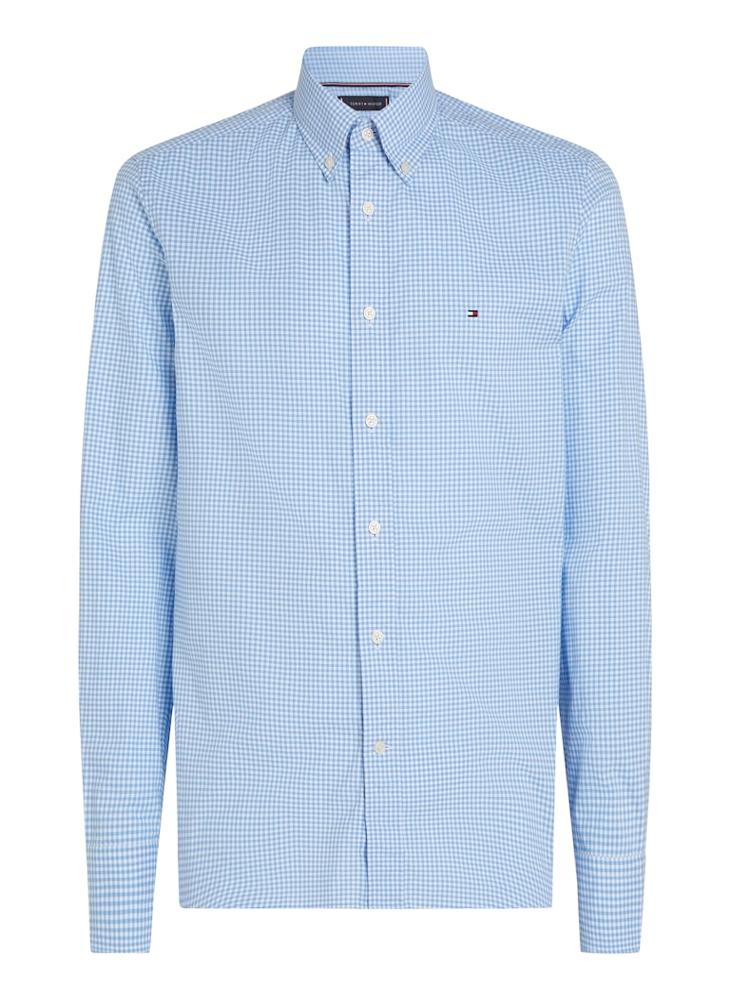 Regular Fit Flex Cotton Poplin Gingham Shirt