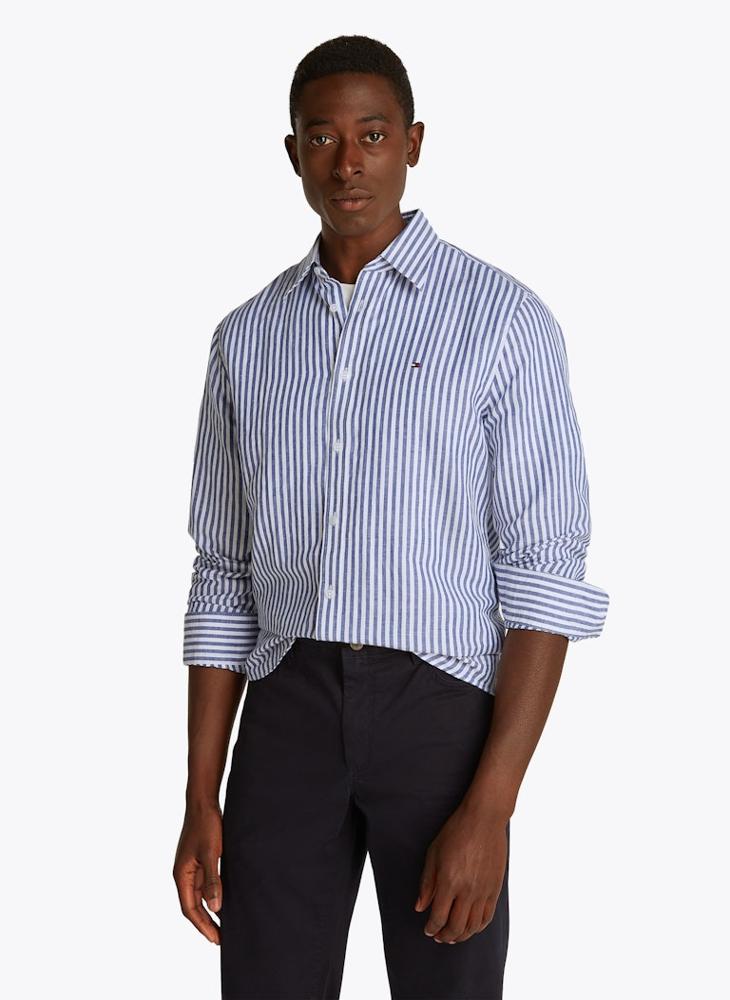 Slim Cotton Linen Shirt