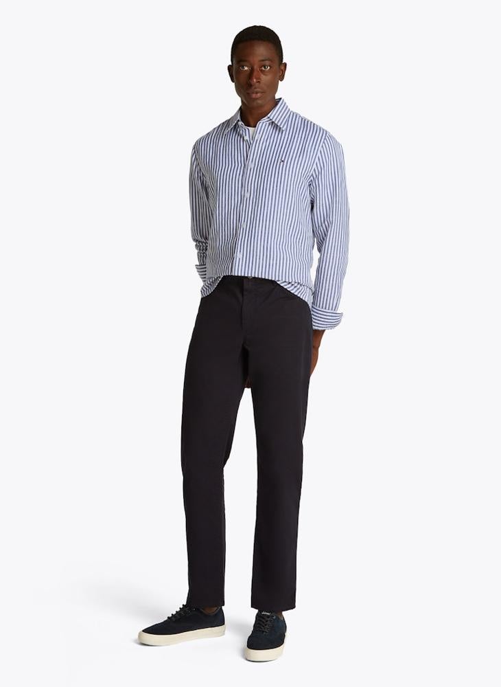Slim Cotton Linen Shirt