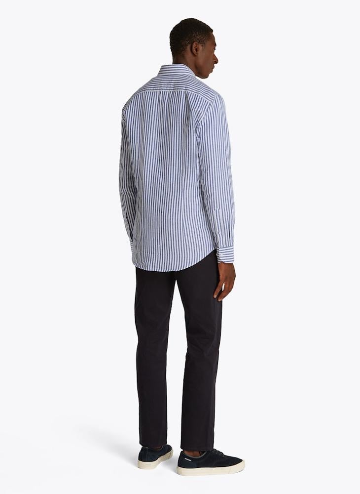 Slim Cotton Linen Shirt