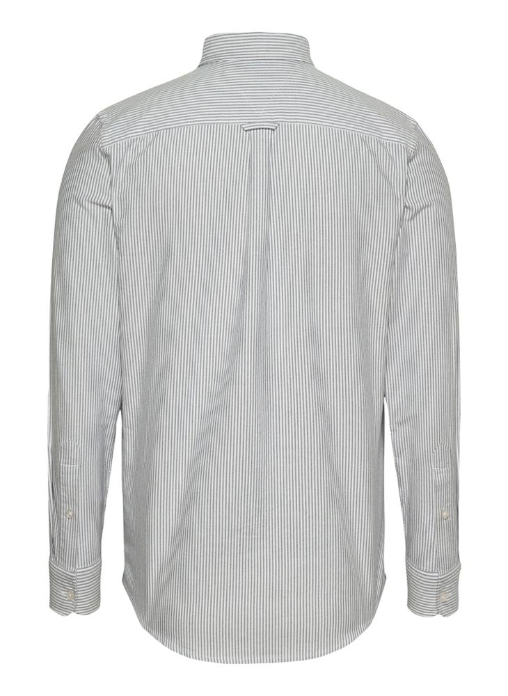 Slim Cotton Stripe Oxford Shirt