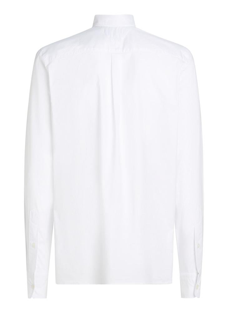 Slim Flex Cotton Poplin Kent Collar Shirt