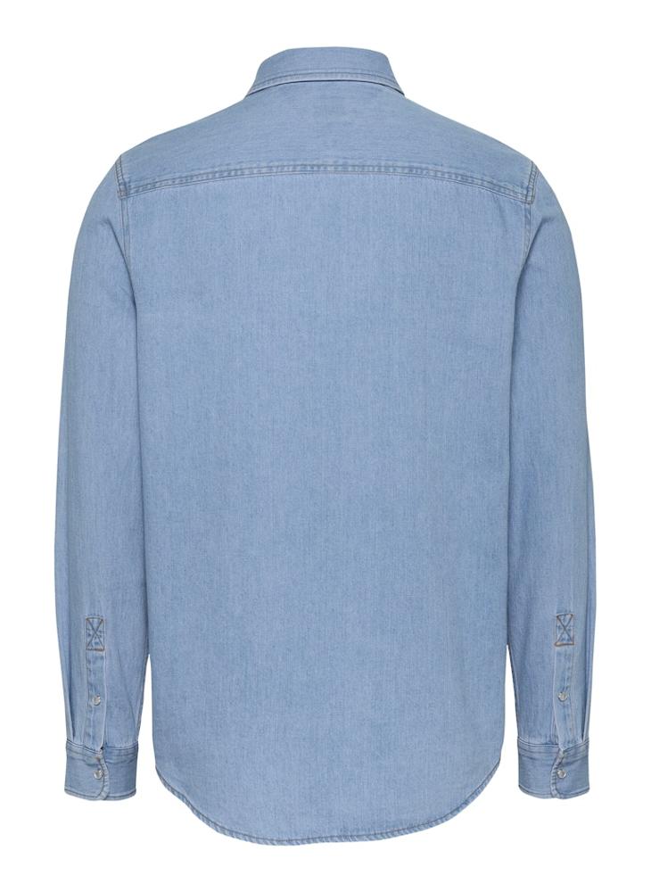 Regular Fit Long Sleeve Denim Shirt