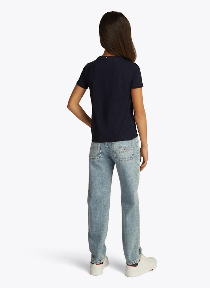 Kids Tommy Script Ss T-Shirt