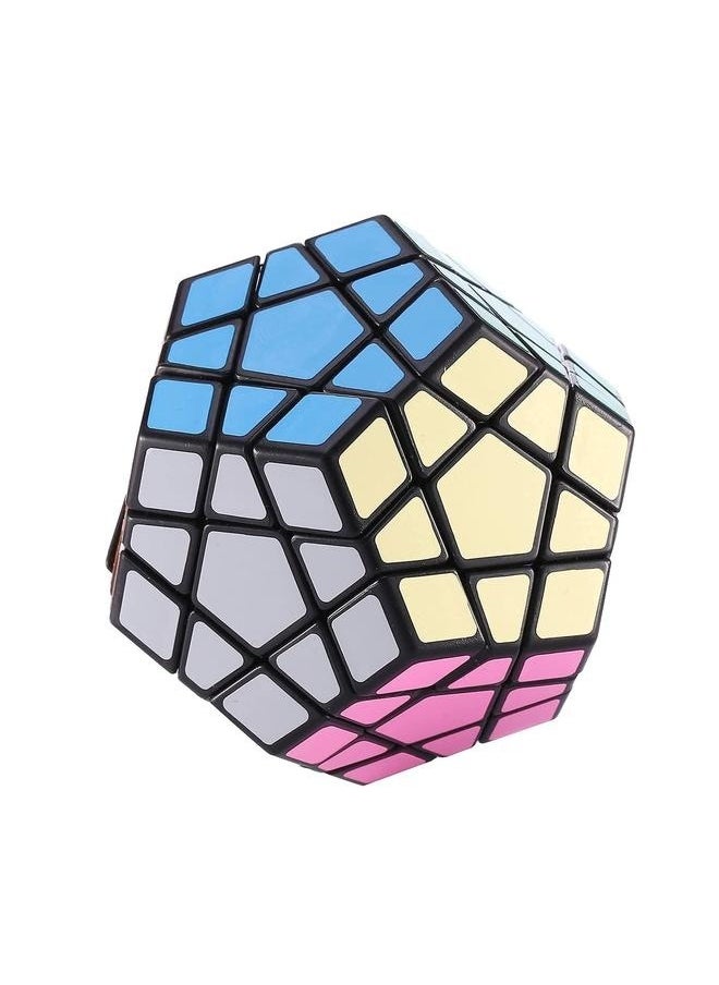 Twelve Faced Megaminx Cube Brain Teaser，Speed Cube Puzzle Toy