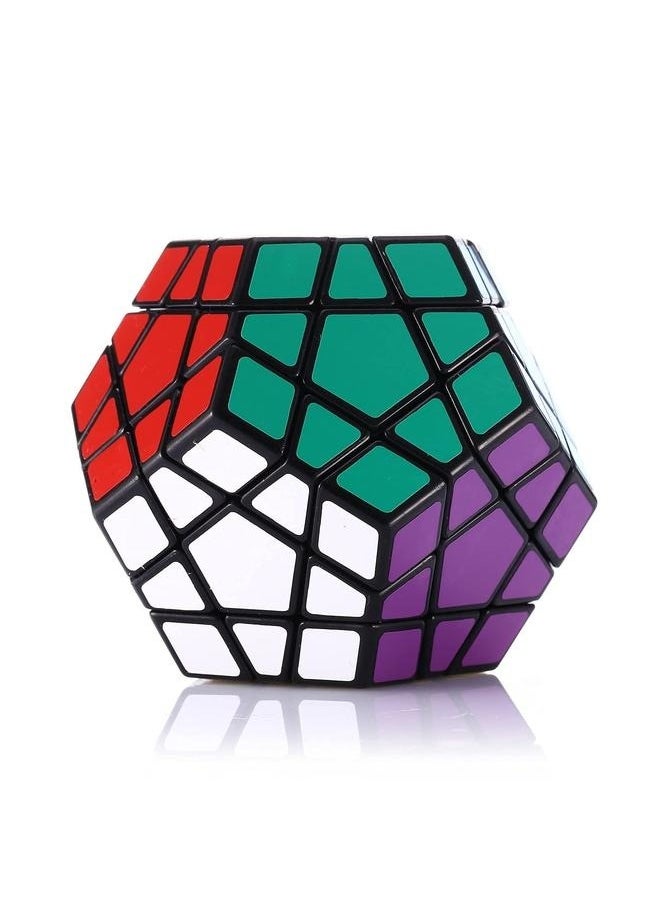 Twelve Faced Megaminx Cube Brain Teaser，Speed Cube Puzzle Toy