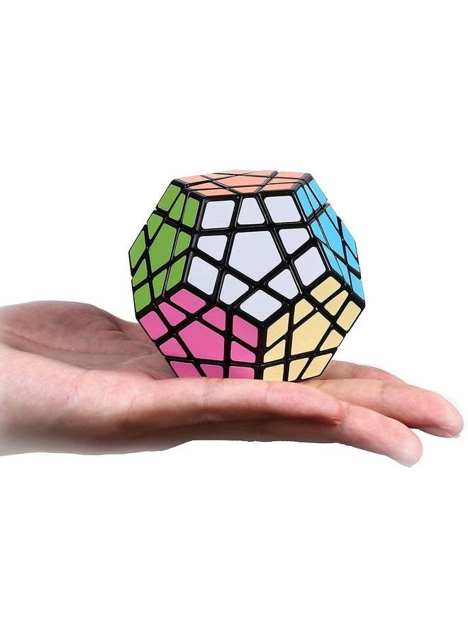 Twelve Faced Megaminx Cube Brain Teaser，Speed Cube Puzzle Toy