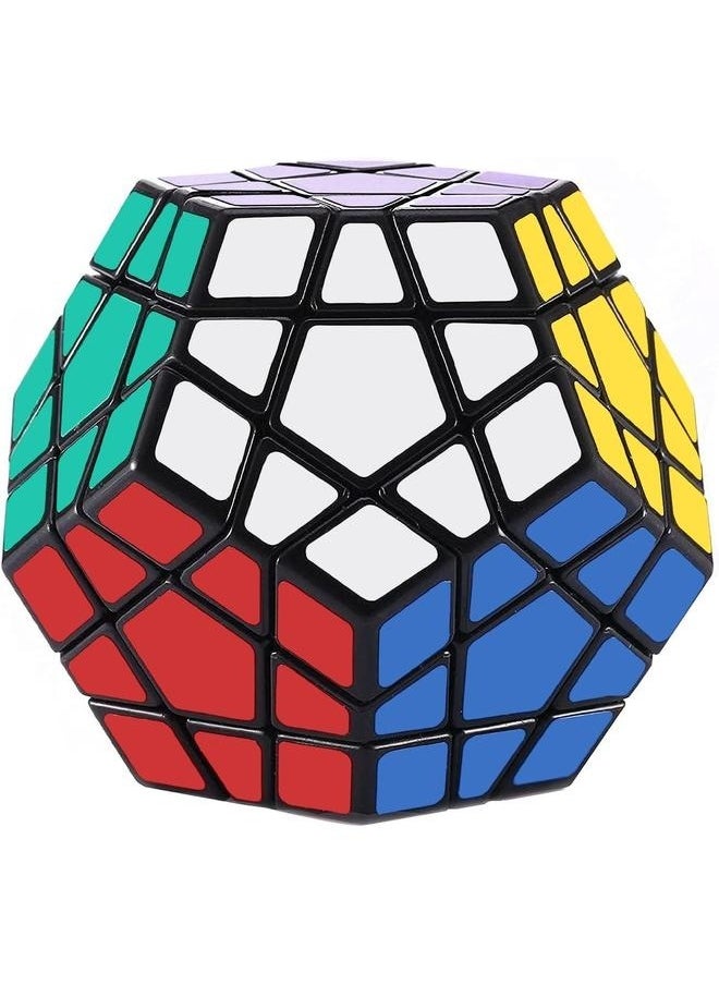 Twelve Faced Megaminx Cube Brain Teaser，Speed Cube Puzzle Toy