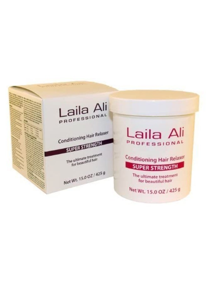Laila Ali Super Strength Conditioning Hair Relaxer For Unisex Treatment, 15 Ounce