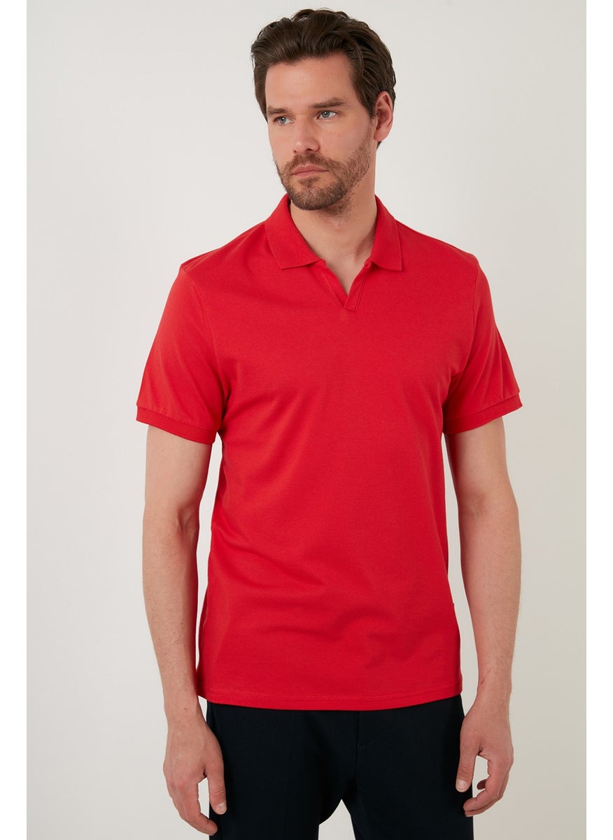 Slim Fit Cotton Polo T Shirt Men's Polo 5902141