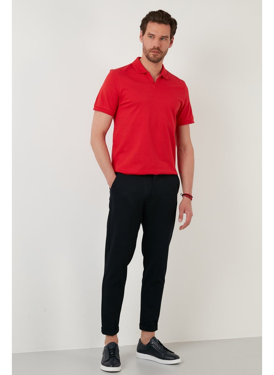 Slim Fit Cotton Polo T Shirt Men's Polo 5902141