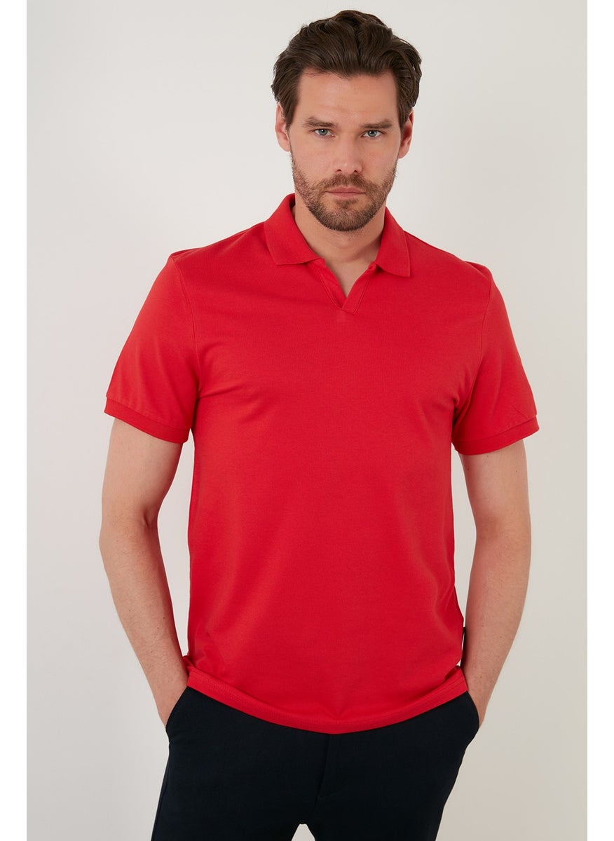 Slim Fit Cotton Polo T Shirt Men's Polo 5902141