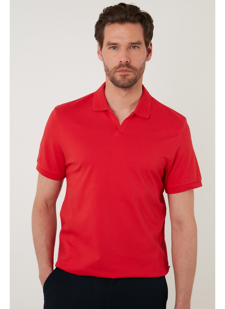 Slim Fit Cotton Polo T Shirt Men's Polo 5902141