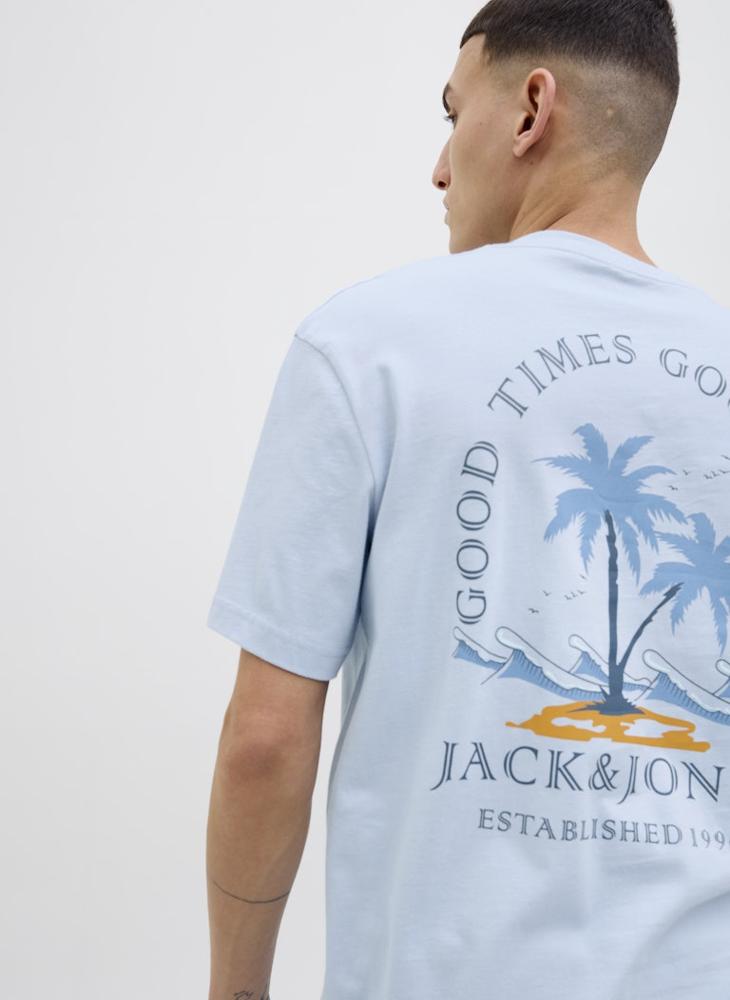 JJSUMMER VIBES TEE SS CREW NECK