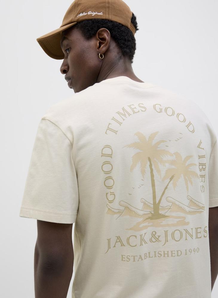 JJSUMMER VIBES TEE SS CREW NECK
