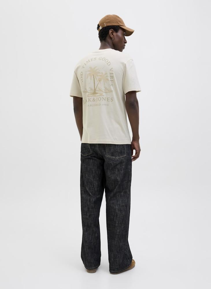 JJSUMMER VIBES TEE SS CREW NECK