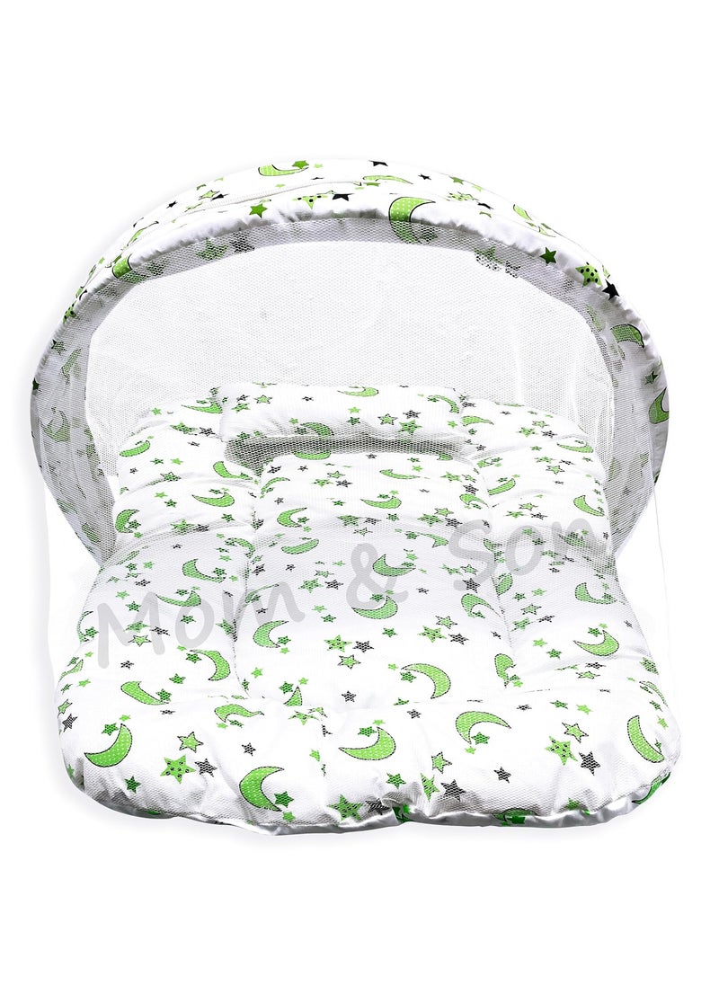 MOM SON New Born Baby Mosquito Net Baby Sleeping Bag Combo Gift Set for 06 Months