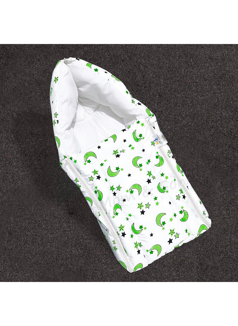 MOM SON New Born Baby Mosquito Net Sleeping Bag Combo Gift Set for 06 Months