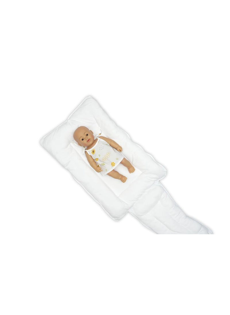 FASCINITO Baby Bed Sleeping Bag Carry Nest Cotton Baby Bedding for New Born Infant Portable Bassinet for Baby Carrying Sleeping Unisex Baby Sleeping Bed for New BornPink