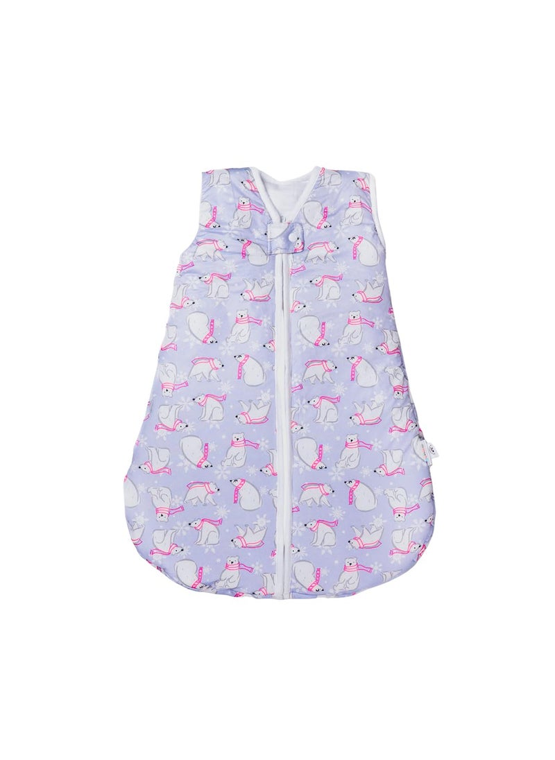 Neolo Pure Cotton Baby Sleeping Sack BagSleeping pod for NewbornSleeping Sack for BabySleeping SackAge Upto 1 Year babyCotton Printed Design Purple