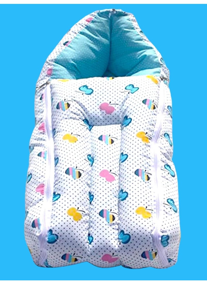 Baby Sleeping Bag with Bee Print Baby Carrier Newborn to Toddler I Wrap Carrier I Toddler Sleep Sack for Infant I Bag for Babies and Toddlers I 0 Months to 6 Months
