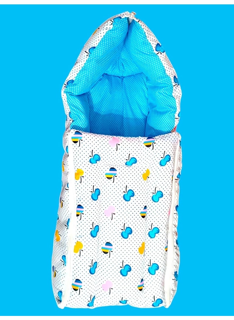 Baby Sleeping Bag with Bee Print Baby Carrier Newborn to Toddler I Wrap Carrier I Toddler Sleep Sack for Infant I Bag for Babies and Toddlers I 0 Months to 6 Months