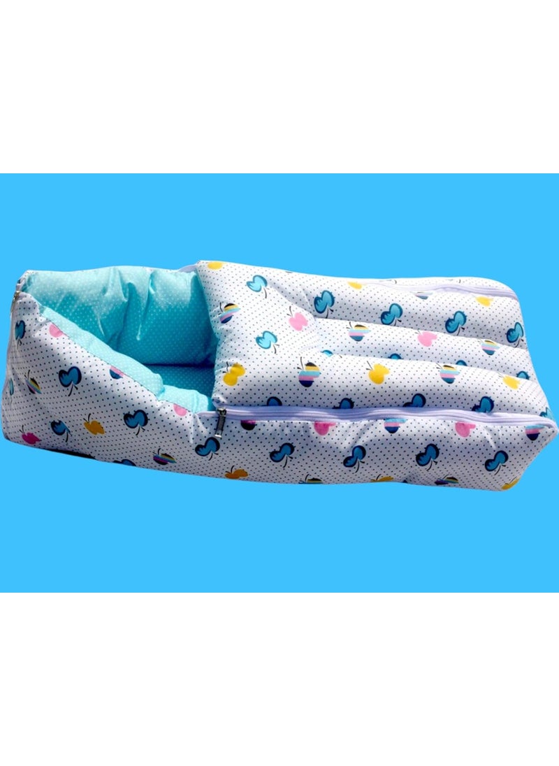 Baby Sleeping Bag with Bee Print Baby Carrier Newborn to Toddler I Wrap Carrier I Toddler Sleep Sack for Infant I Bag for Babies and Toddlers I 0 Months to 6 Months