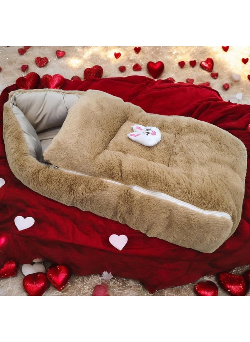 FinchGold Baby Sleeping Carry Bag Bedcum for 012 Months Coffee
