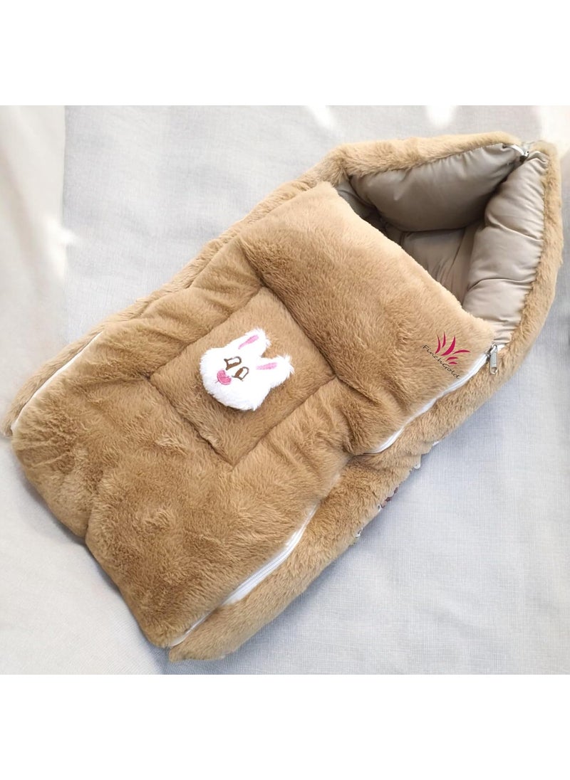 FinchGold Baby Sleeping Carry Bag Bedcum for 012 Months Coffee