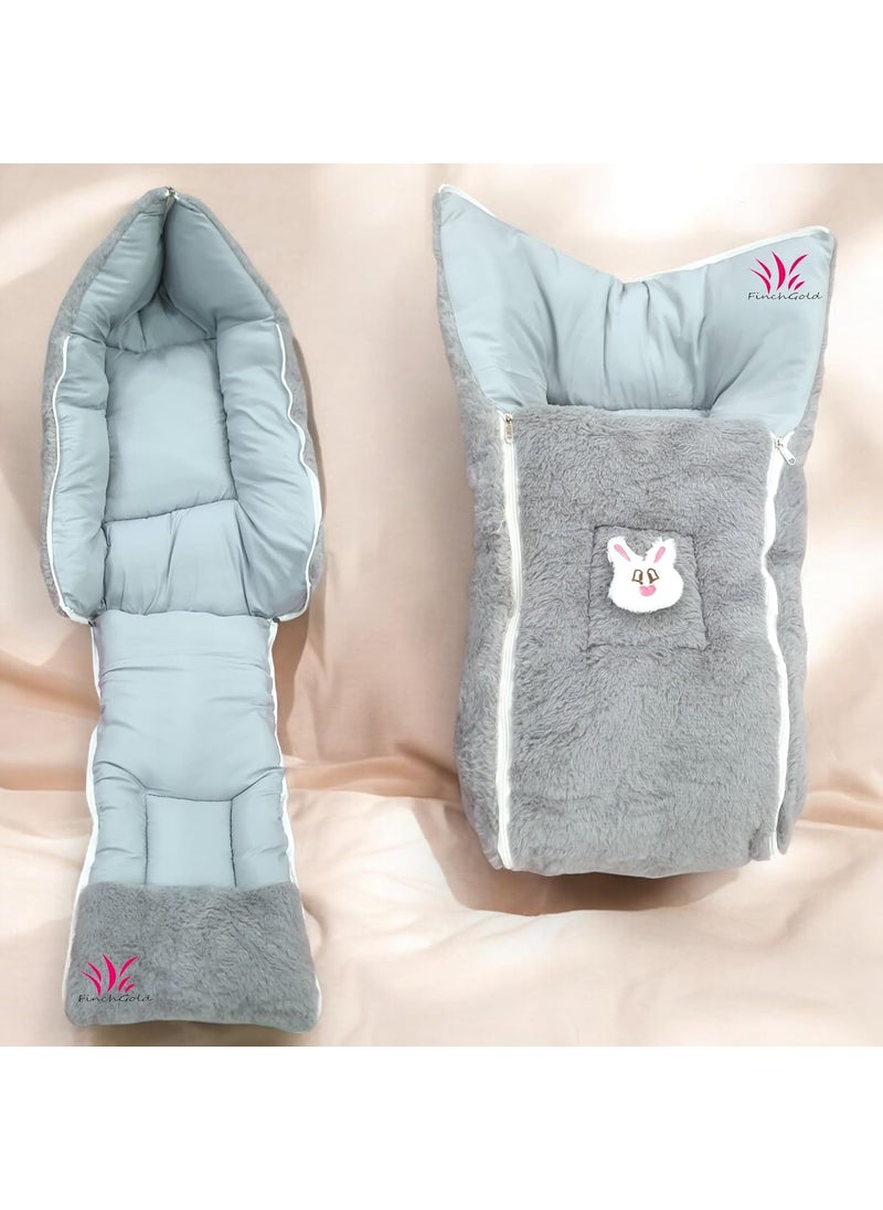 FinchGold Baby Sleeping Carry Bag Bedcum for 012 Months Grey