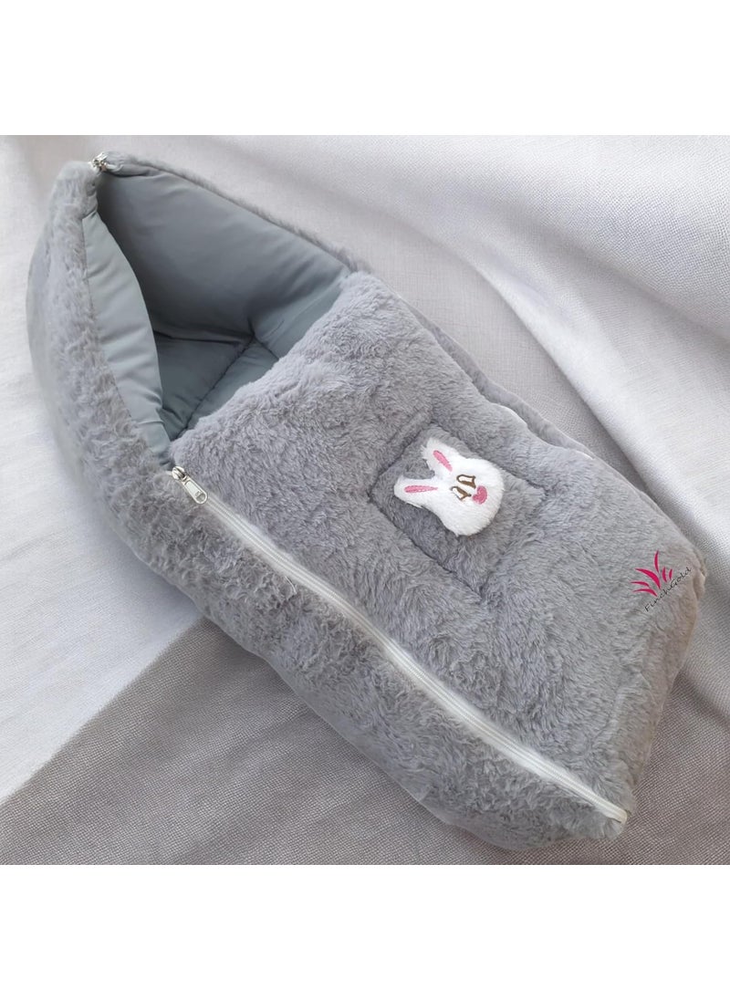 FinchGold Baby Sleeping Carry Bag Bedcum for 012 Months Grey