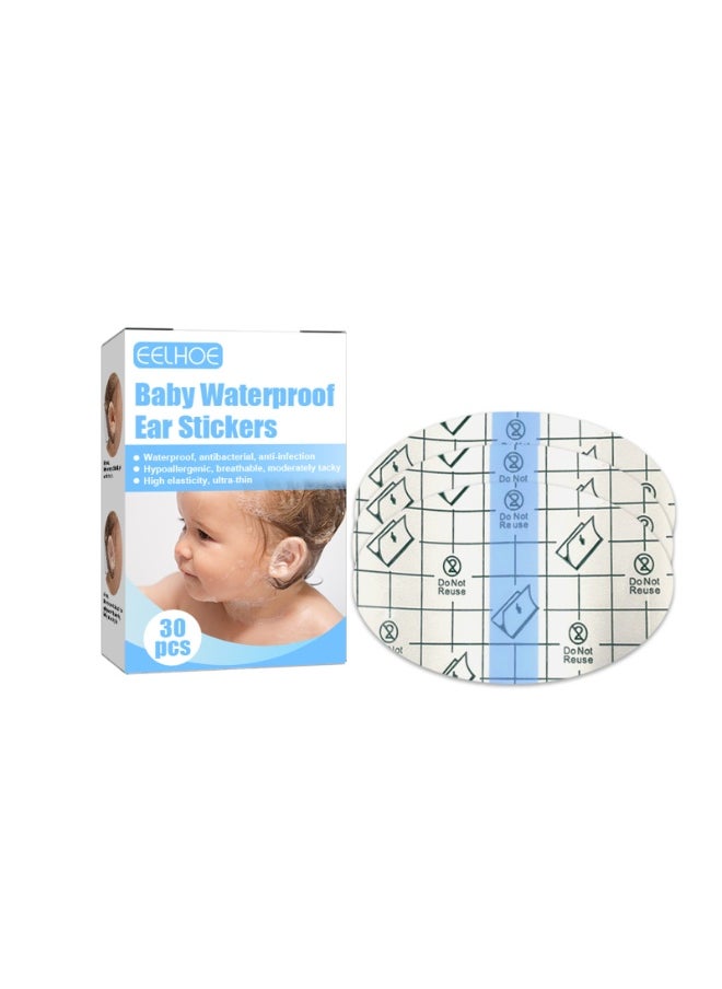 EELHOE waterproof earplugs are essential for protecting ears from water during bathing, hair washing, and swimming. 30-piece baby earplug protection stickers