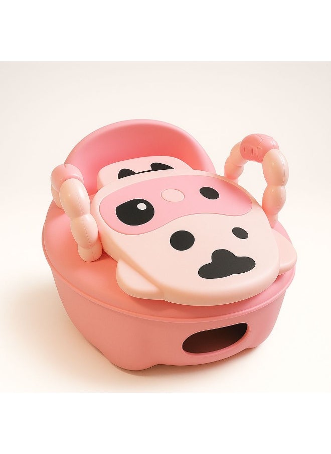 Baby Potty Training Seat with Handles – Toddler Potty Chair with High Back Support & Removable Pot