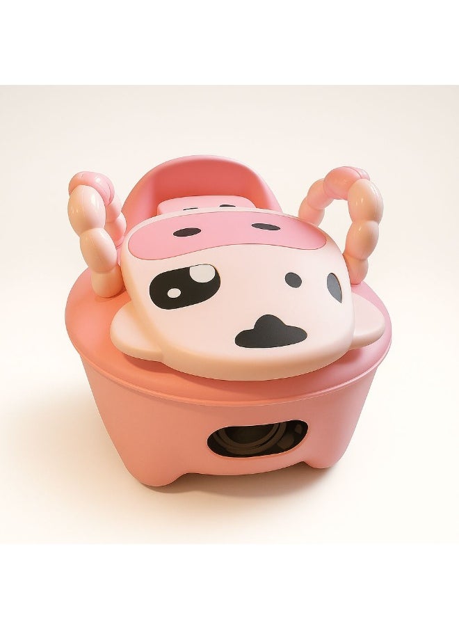 Baby Potty Training Seat with Handles – Toddler Potty Chair with High Back Support & Removable Pot