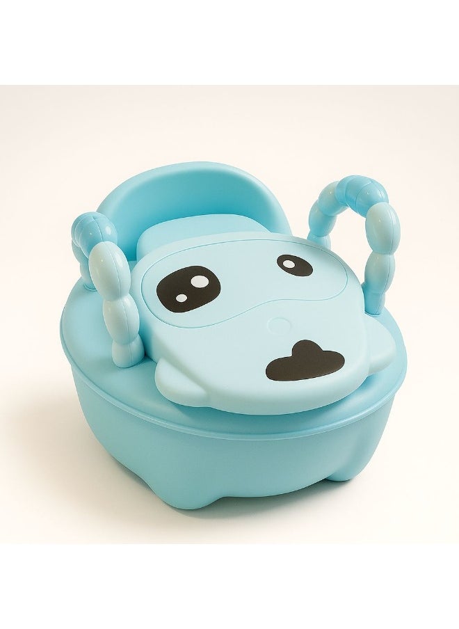 Baby Potty Training Seat with Handles – Toddler Potty Chair with High Back Support & Removable Pot