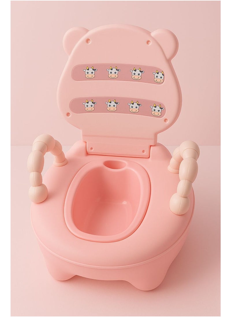 Baby Potty Training Seat with Handles – Toddler Potty Chair with High Back Support & Removable Pot