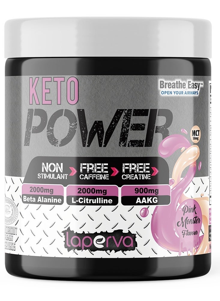 Laperva Keto Power, Pink Monster, 30 Servings-315gm