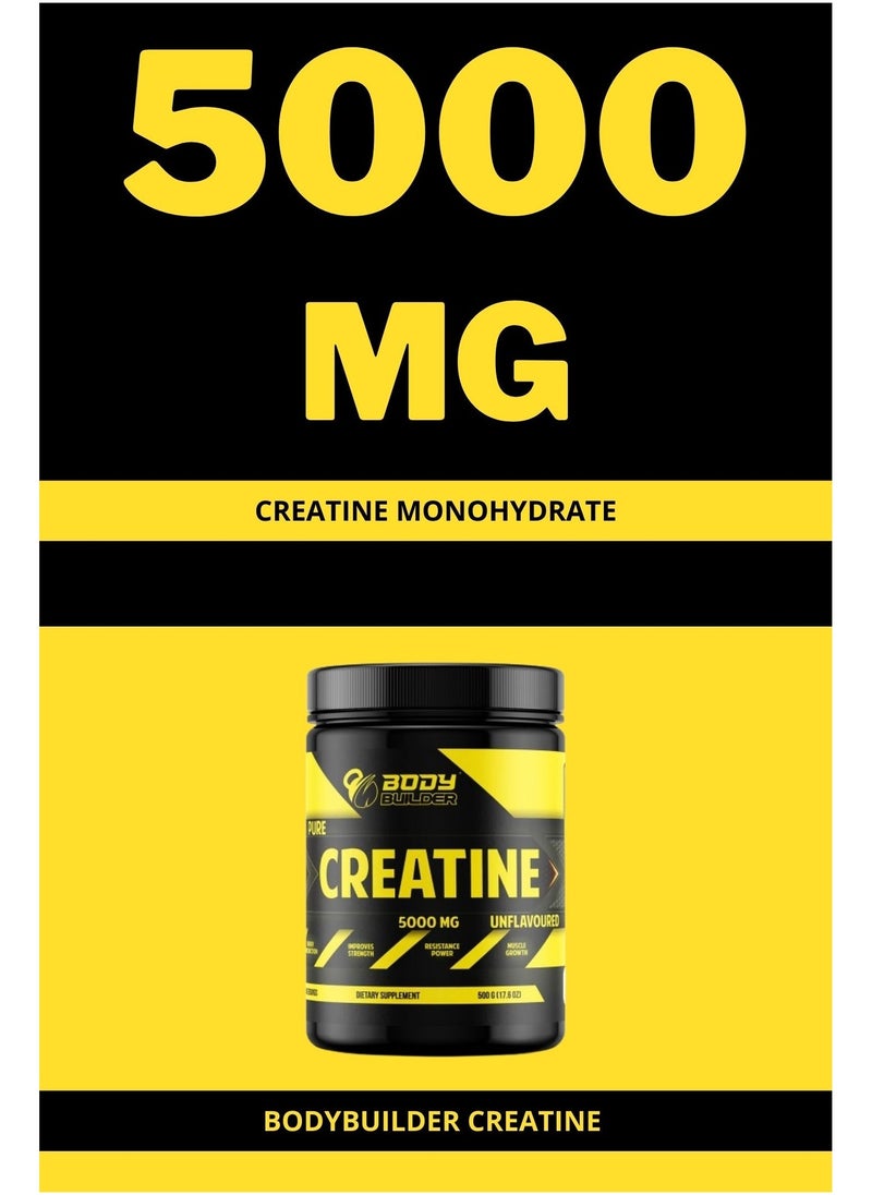 Creatine Monohydrate-100 Servings- 5g Creatine Monohydrate High Purity-Unflavored