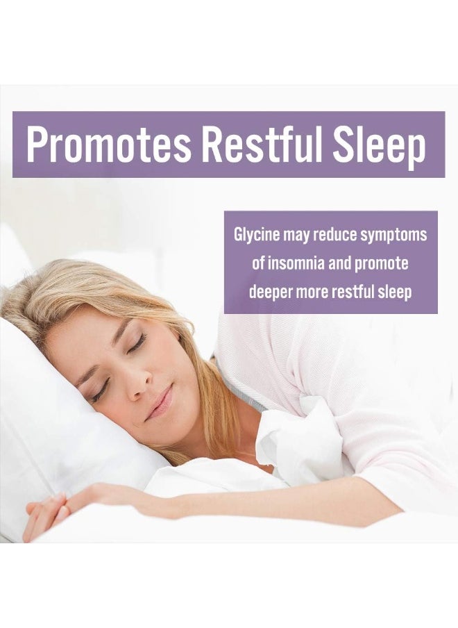 100% Pure Glycine Powder, 2 Pounds, Promotes Restful Sleep, Muscle Energy and Strength, Memory And Cognition Support