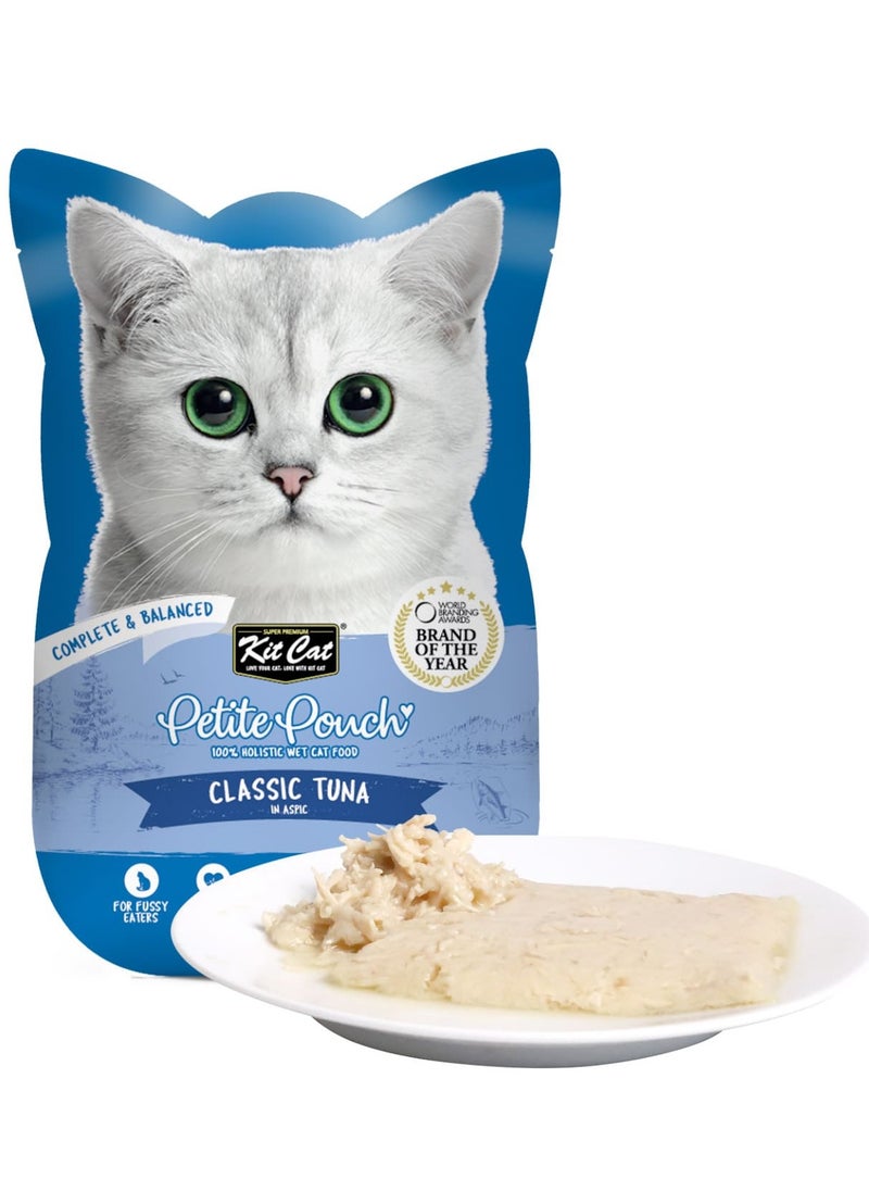 Kit Cat Petite wet food Pouch 70g – Classic Tuna 24pcs