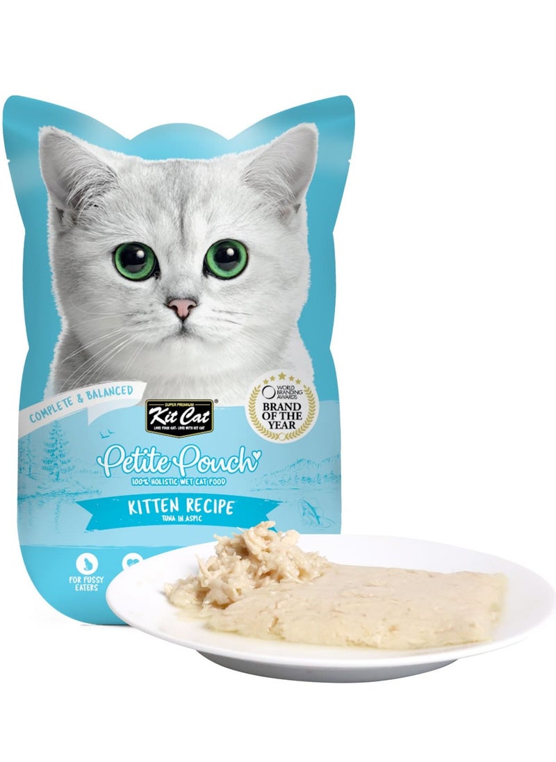 Kit Cat wet food Petite Pouch 70g – Kitten Tuna 24pcs