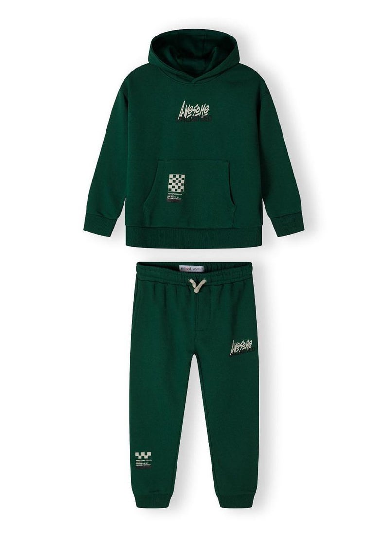 Boys Cotton Hoodie And Joggers Set